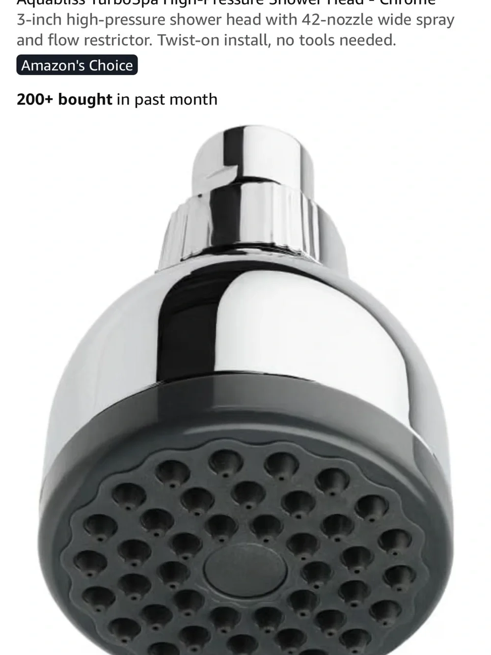 Aquabliss es100 shower